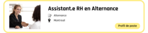 Recrutement assistante RH en alternance deafi